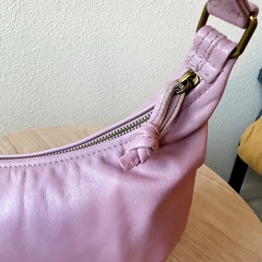 Madewell The Piazza Small Slouch Shoulder Bag Hobo Purse in Vibrant Lilac